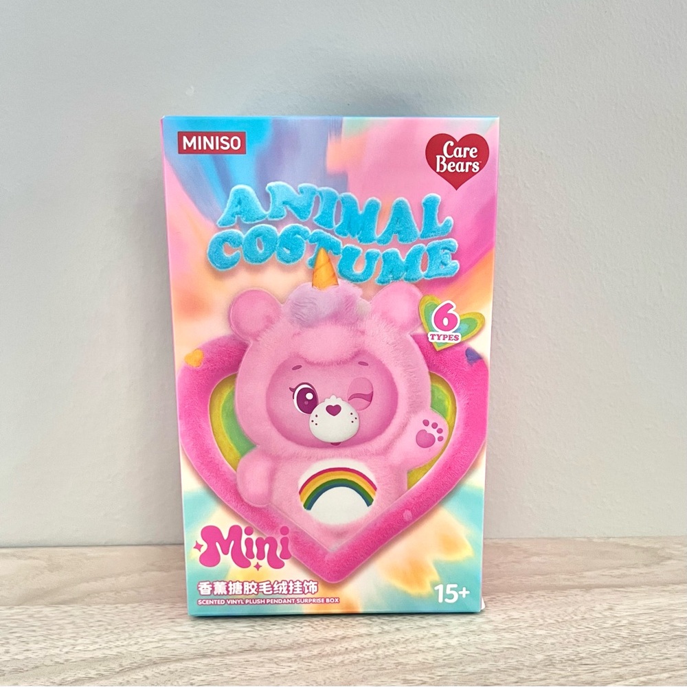 **Unavailable* MINISO Care Bears Animal Costume Scented Mini Plush Pendant